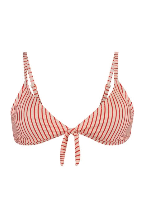 ROMY TRIANGLE TOP BORA BORA STRIPE CREAM 1