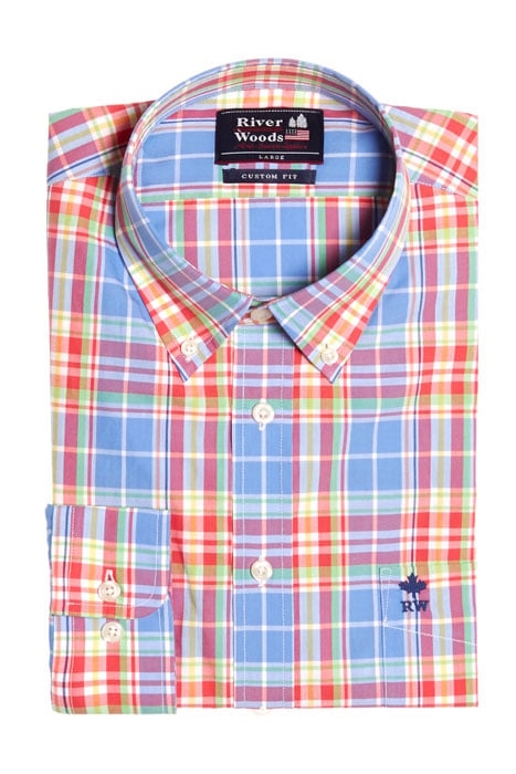 CUSTOM FIT WALLSTREET SHIRT C MULTI 1