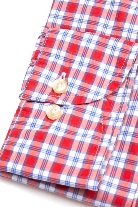 SLIM FIT PRINCETON SHIRT RED 2