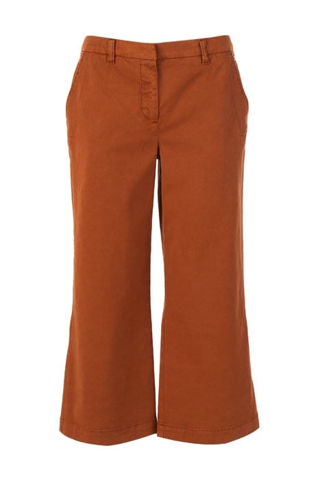 WIDE PANT BIG APLLIC BACK BROWN 1