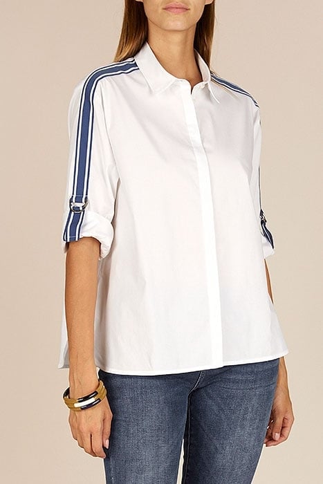 SHIRT LS TAPE WHITE 2