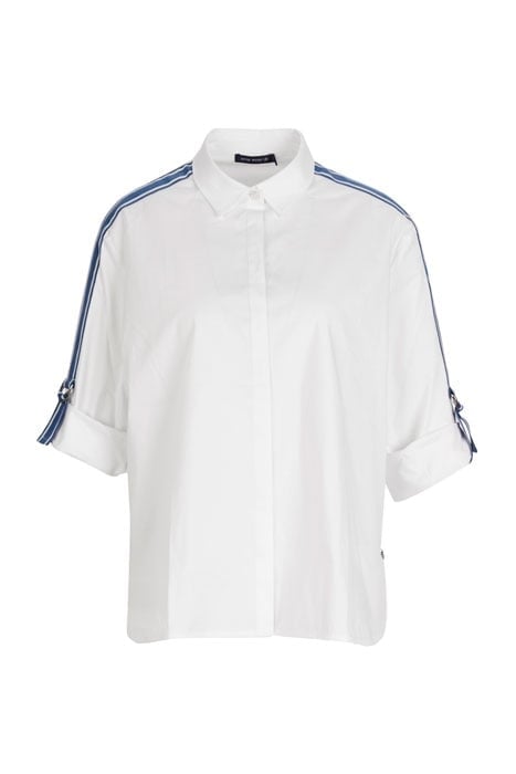 SHIRT LS TAPE WHITE 1