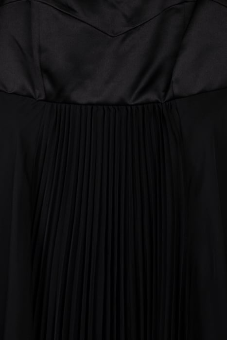 BIANCANEVE 1 ABITO CHIFFON BLACK 6