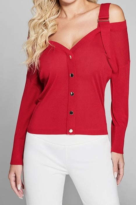 GLORIA OUT-SHOULDER CHERRY PUNCH 2