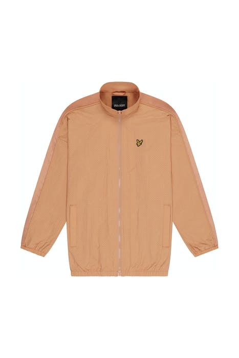 PERFORATED FUNNEL NECK JACKET DUSK ORANGE 5