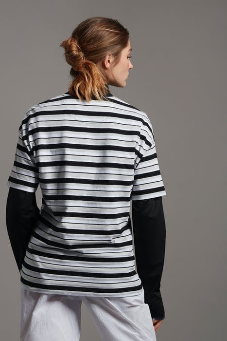 STRIPE T-SHIRT JET BLACK 2