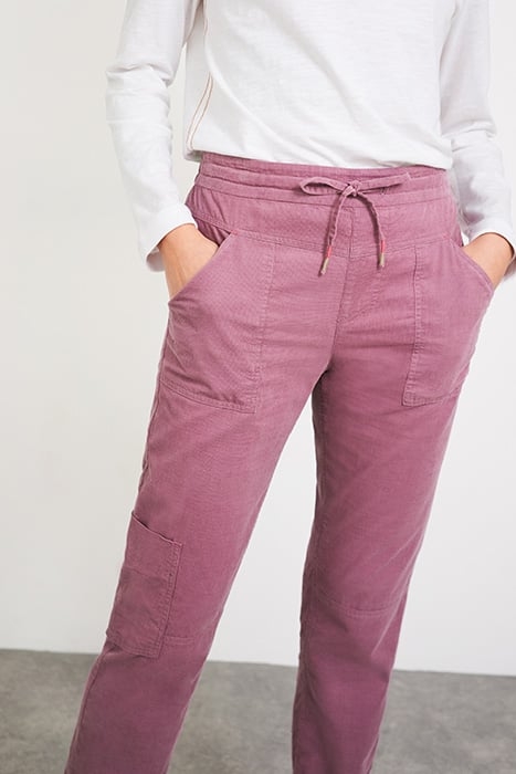 CORD UTILITY TROUSER MID PINK 5