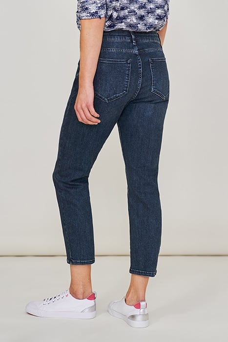 STRAIGHT CROP JEAN MID DENIM 5