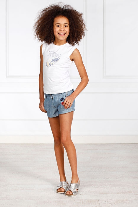 DOUBLE SLEEVE CREWNECK T-S SS WHITE 1