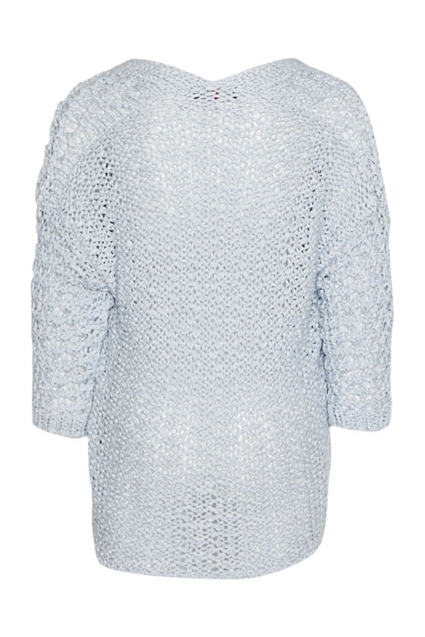 SHORT FANCY CARDIGAN 1/2 SL BLUE 2