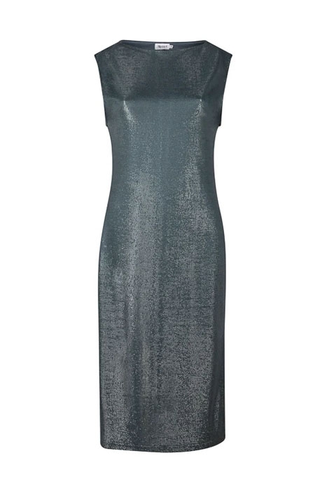 VENUS LUREX DRESS BLUE GREY/ 6