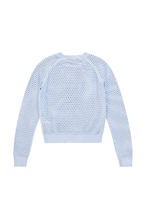 BASIC ROUND NECK CARD LS BLUE 2