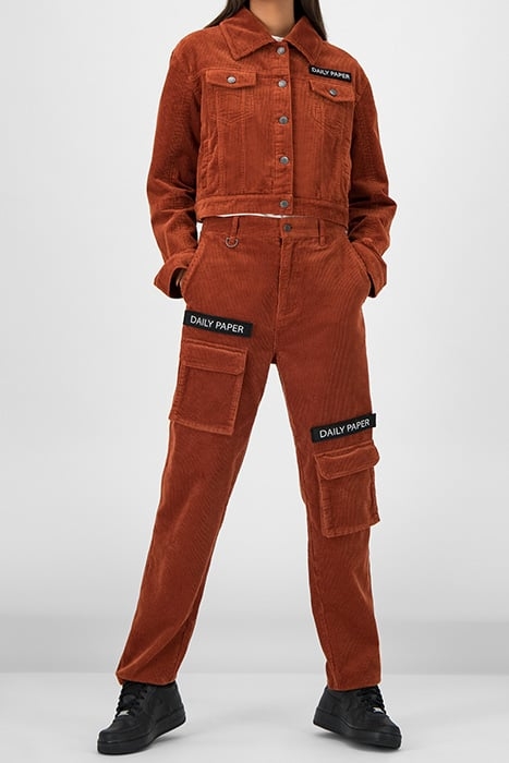 ARABIAN SPICE CORDUROY CARGO PANTS 4