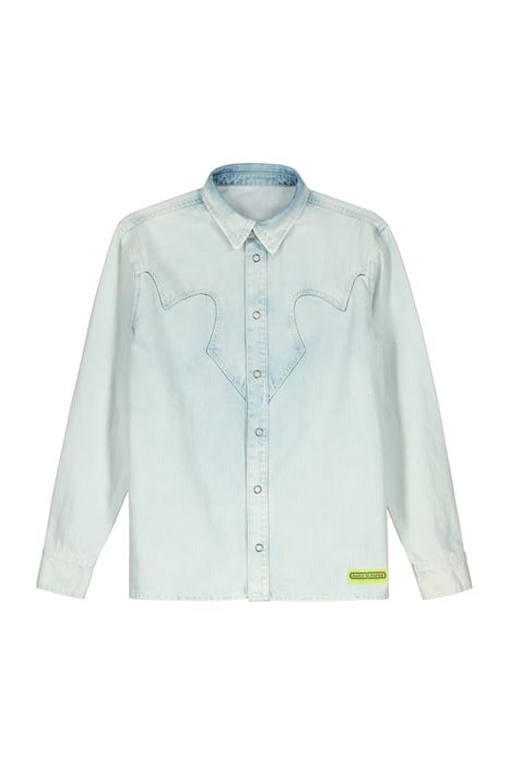 BLEACH DENIM HOWBOY SHIRT 3