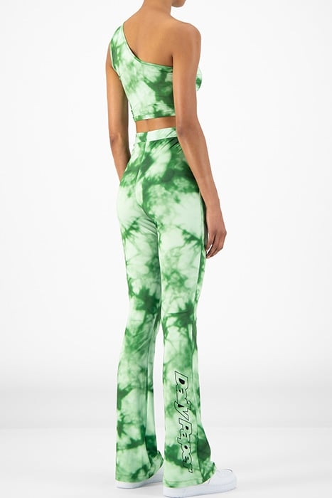 GREEN TIE DYE RESYMETRIC TOP 2