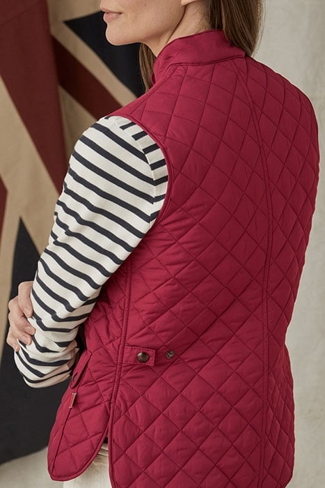 AMERICAS CUP WAISTCOAT DARK RED 2