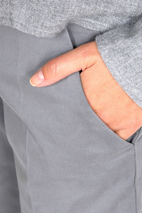 CLASSIC PANT PLY EMBROIDERY GREY 4