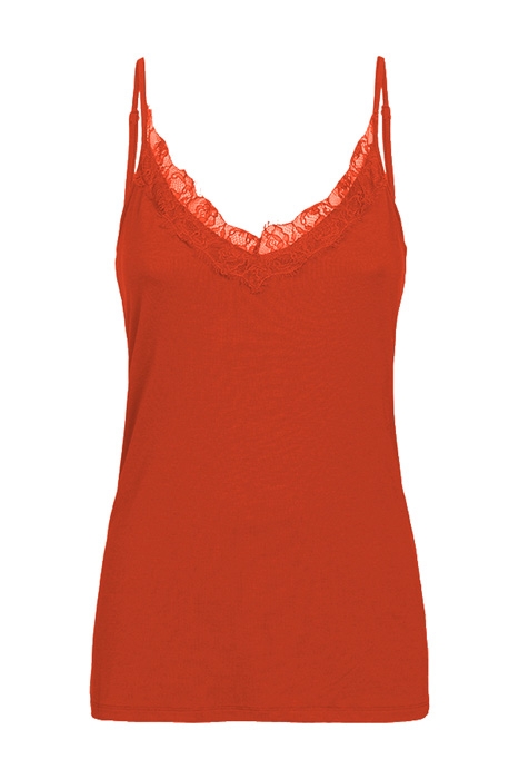 CLASSIC SINGLET ECOVERO VISCOSE EA BRANDY 1