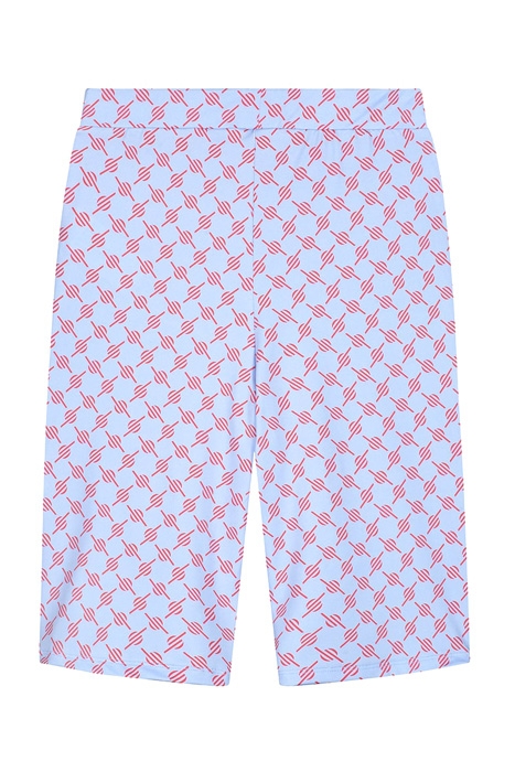 BLUE RED MONOGRAM KYCLING SHORTS 1