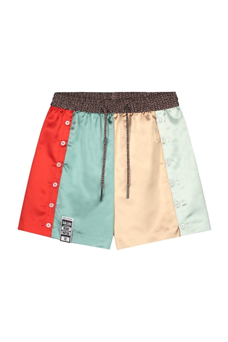 CHAMPAGNE BLUE RED KACELA SHORTS 1