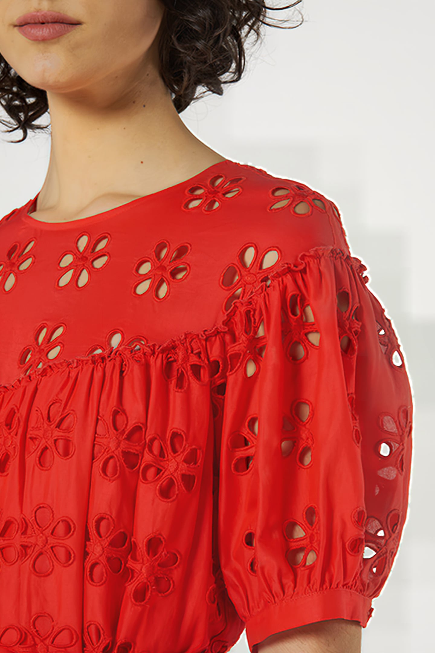 REGO MIDI DRESS RED 3