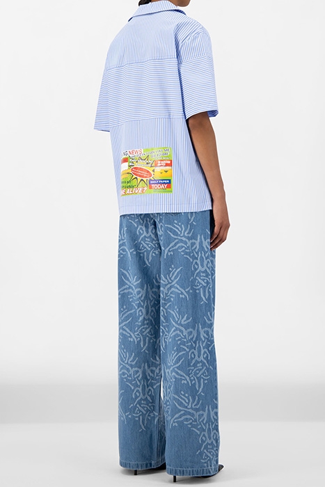 BLUE STRIPED JOVAN SHIRT 2