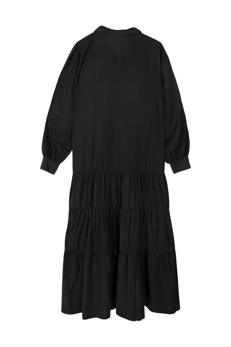 MAXI SHIRT DRESS BLACK 2
