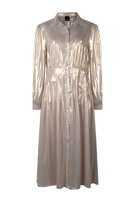 GRULLO ABITO GEORGETTE LAMINAT LIGHT SAND 1