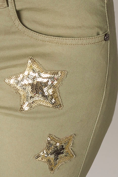 COTTON 5 POCKET PANTS GREEN 5