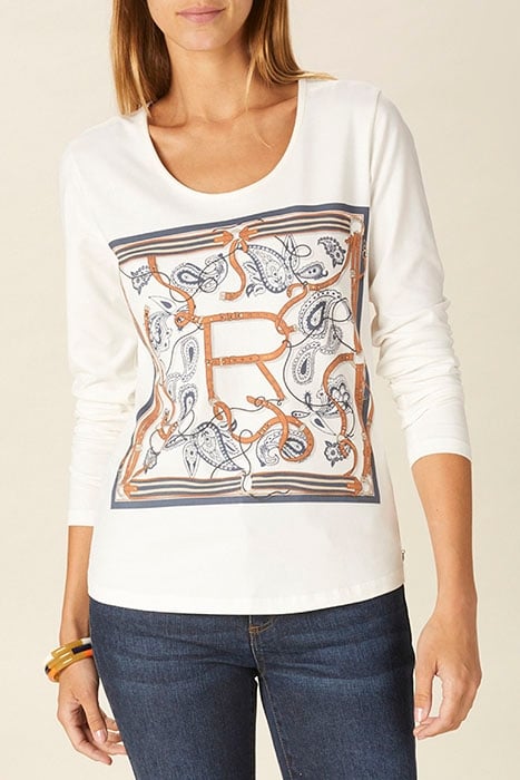 COTTON ROUND NECK T-SHIRT WHITE 2