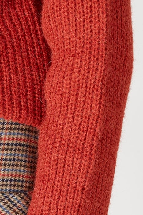 ROUND NECK RAGLAN PULLOVER ORANGE 5