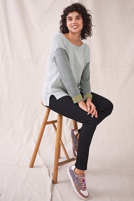 OLIVIA JUMPER GREY MARL 4