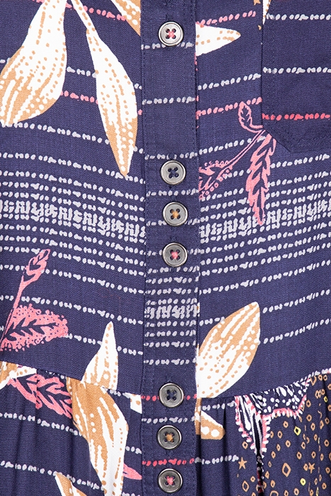 PHOEBE SHIRT DRESS NAVY MULTI 3