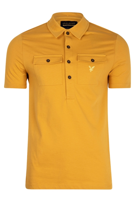 TWO POCKET POLO SHIRT AMBER 1