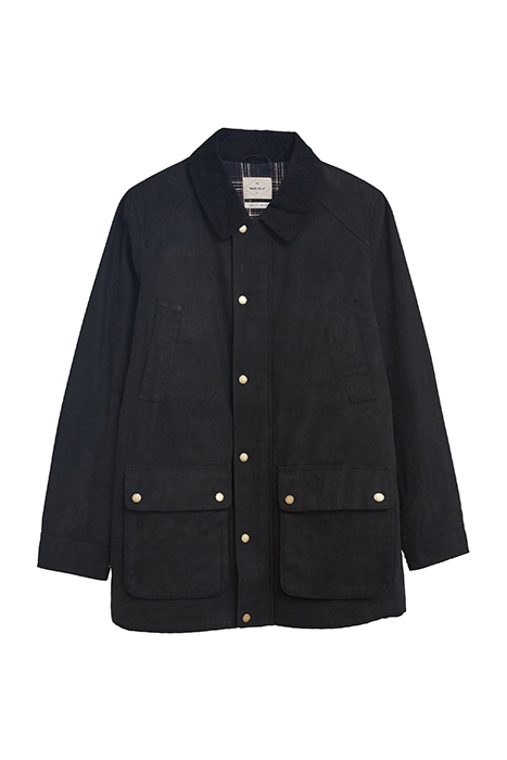 CHARNWOOD 4 POCKET JACKET WASHED BLACK 1