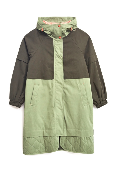 CELIA PARKA GREEN MULTI 1