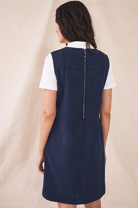 JANEY  COTTON PINAFORE DARK NAVY 3