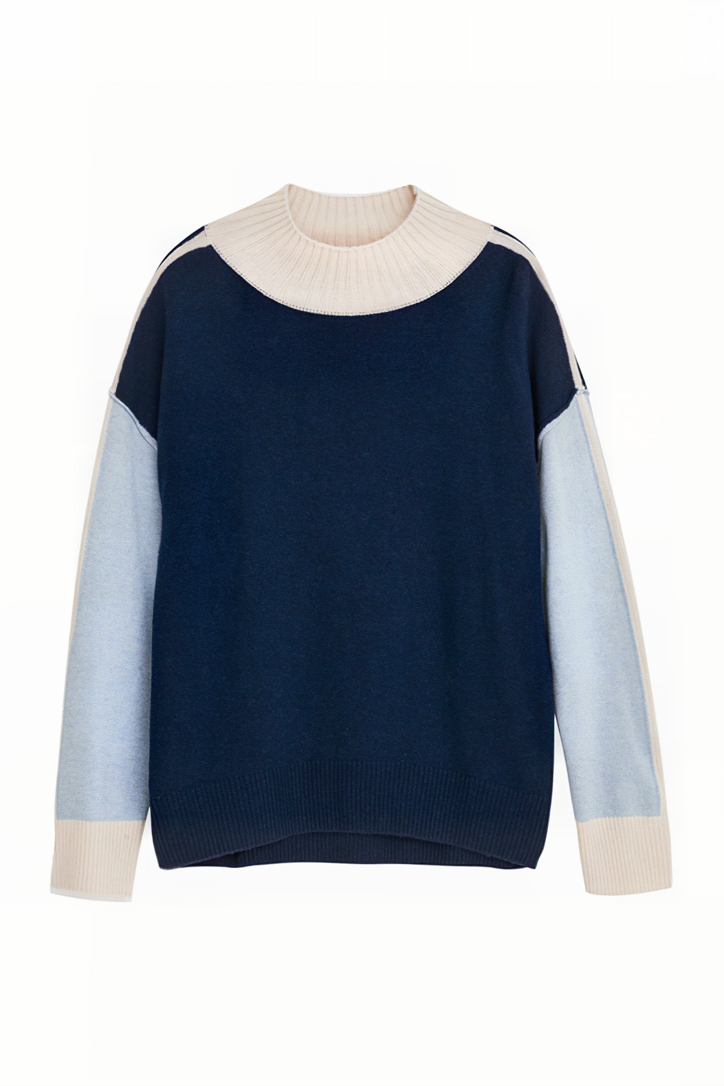 BERNIE HIGH NECK JUMPER NAVY 1