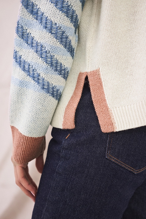 CUT ABOUT STRIPE JUMPER BLUE MULTI 4