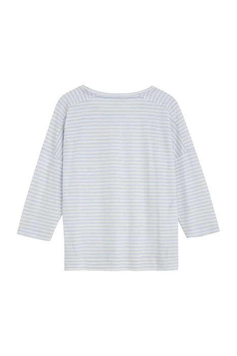 LENNOX LINEN JERSEY TEE BLUE MULTI 6