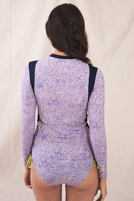 STARFISH RASH VEST PURPLE PRINT 3