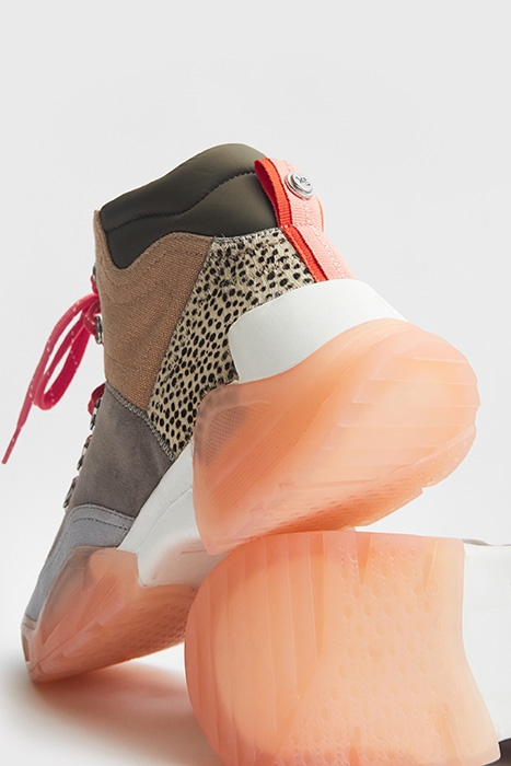 SAFFRON HYBRID HIGHTOP TRAINER GREY 4