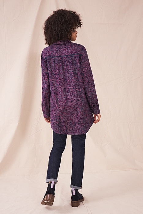 KENNEDY SHIRT TUNIC NAVY MULTI 3