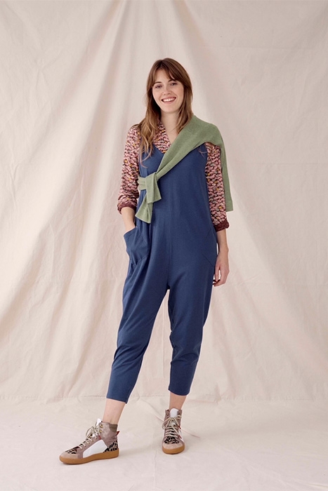 SELINA JERSEY JUMPSUIT MID BLUE 4