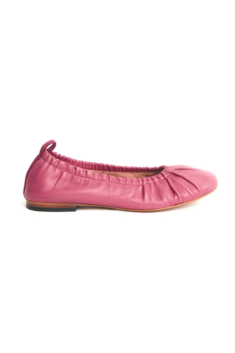 POPPY RUCHED BALLERINA  PINK 1