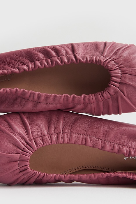 POPPY RUCHED BALLERINA  PINK 4