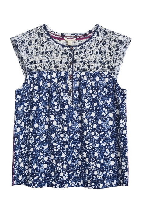 RIYA JERSEY TOP NAVY MULTI 1