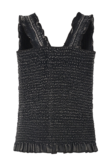 Ruffle top jill&mitch by shoeby darkgrey 2