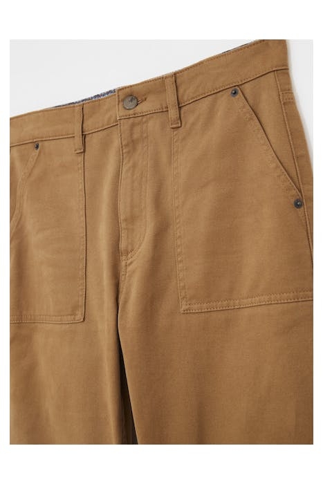 DENBY 7/8 TROUSERS MID BROWN 5
