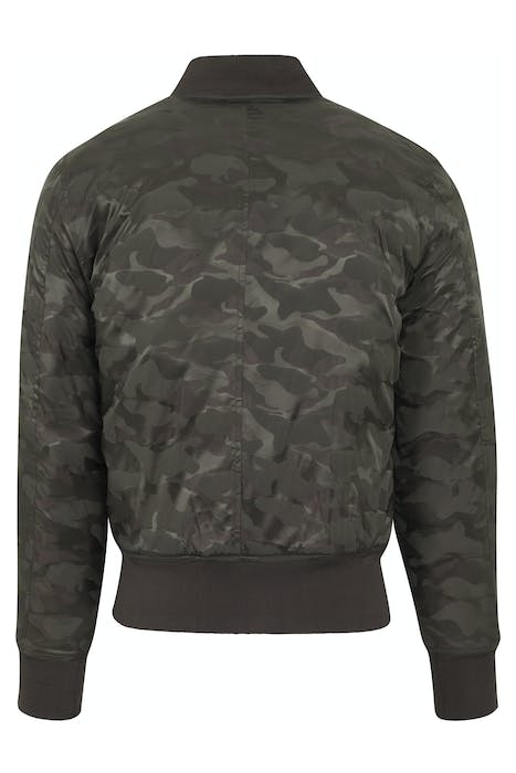 TONAL CAMO BOMBER JACKET DARK OLIVE 8
